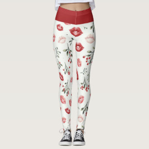 Mistletoe Kisses  Leggings