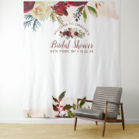 Mistletoe Manor Bridal Shower Photo Prop Backdrop