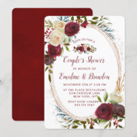 Mistletoe Manor Oval Frame Couple's Wedding Shower