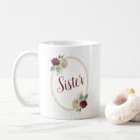 Mistletoe Manor Rose Gold Oval Frame Chic Sister