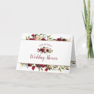 Mistletoe Manor Winter Couple's Wedding Shower Invitation