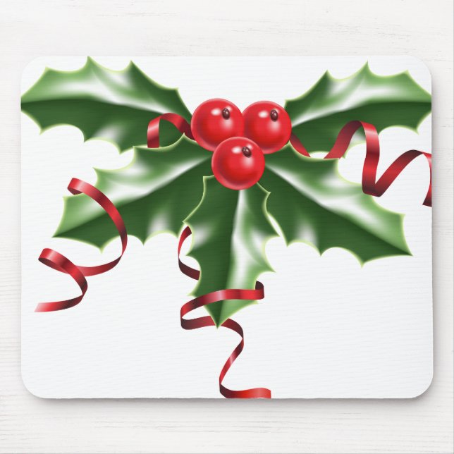 Mistletoe Mouse Mat (Front)