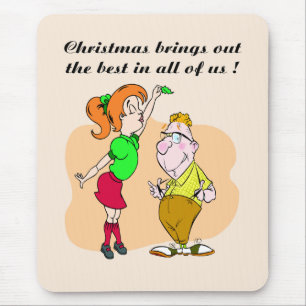 Mistletoe Mouse Pad
