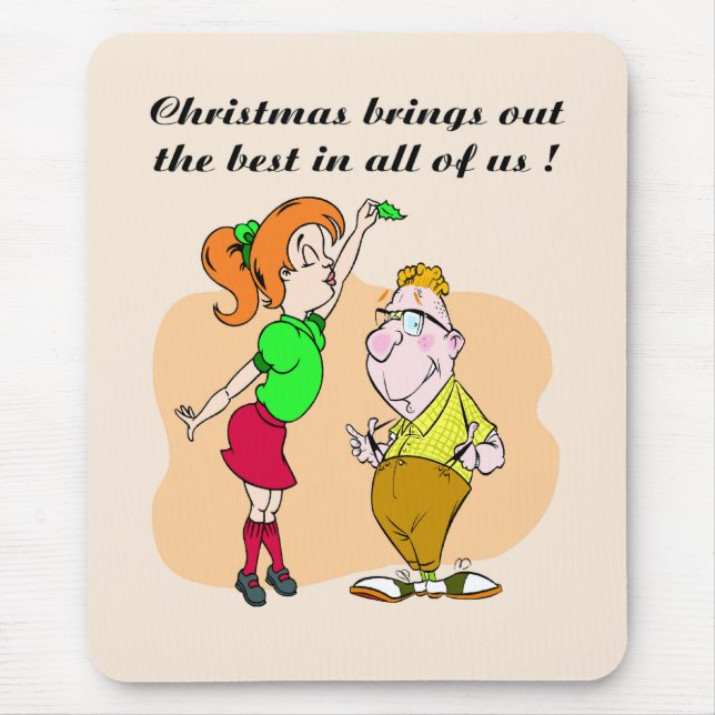 Mistletoe Mouse Pad (Front)