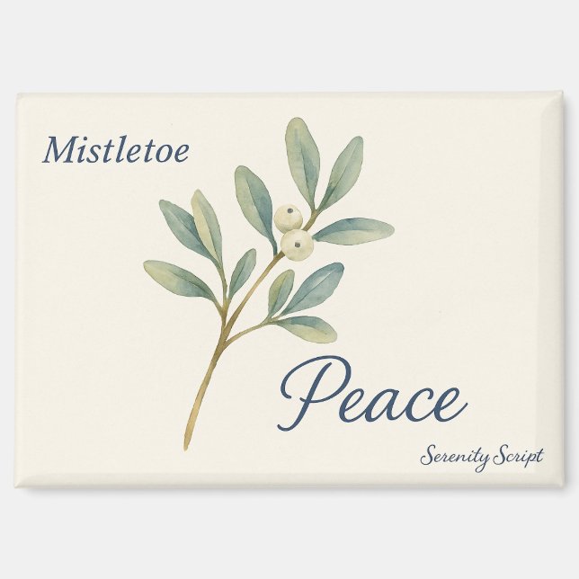 Mistletoe — Peace Magnet (Front)