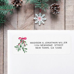 Mistletoe Return Address 