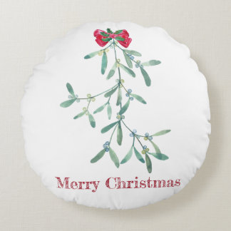 Mistletoe Round Cushion