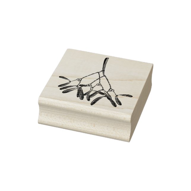 Mistletoe Rubber Stamp (Stamp)