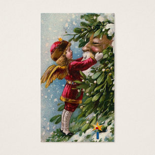 "Mistletoe" Vintage Christmas Gift Tag