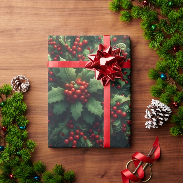 Mistletoe Wrapping Paper (Holiday Gift)