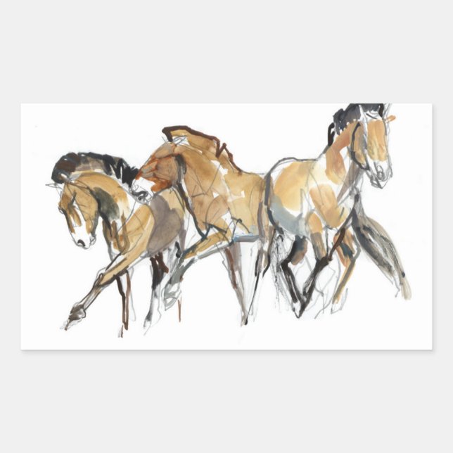 Mistral Three Rectangular Sticker (Front)