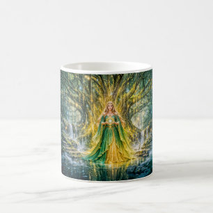 Mistress Beneath the World Tree – Fantasy Magic Ar Coffee Mug