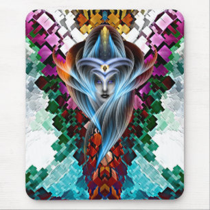Mistress Of The Cuboid Mouse Mat