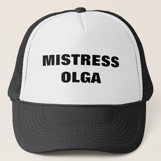 MISTRESS OLGA TRUCKER HAT (Front)