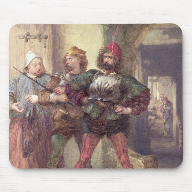 Mistress Quickly, Nym and Bardolph Mouse Mat (Front)