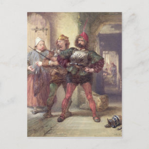 Mistress Quickly, Nym and Bardolph Postcard