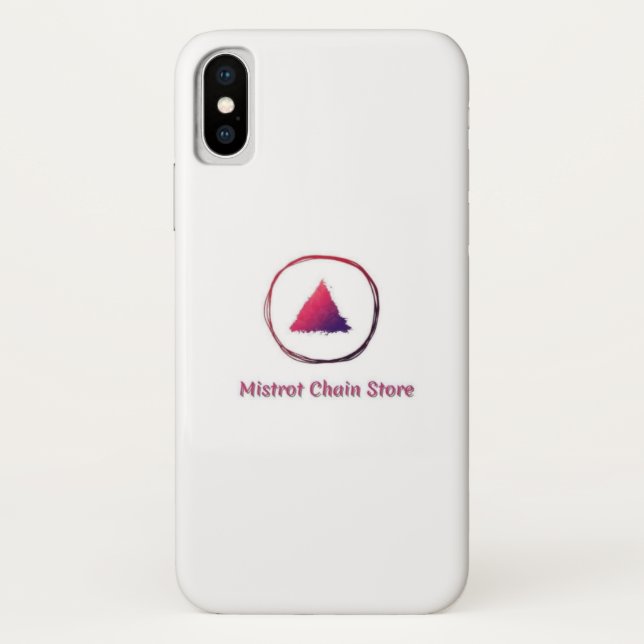 Mistrot Chain Store iPhone X Case (Back)