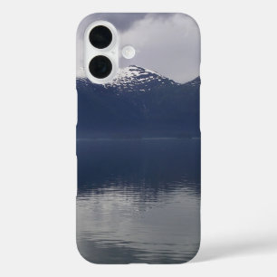 Misty Alaskan Sea in Shades of Blue iPhone 16 Case