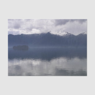 Misty Alaskan Sea in Shades of Blue Tissue Paper