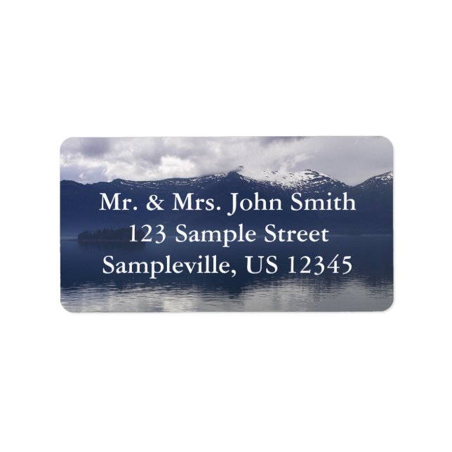 Misty Alaskan Sea Label (Front)