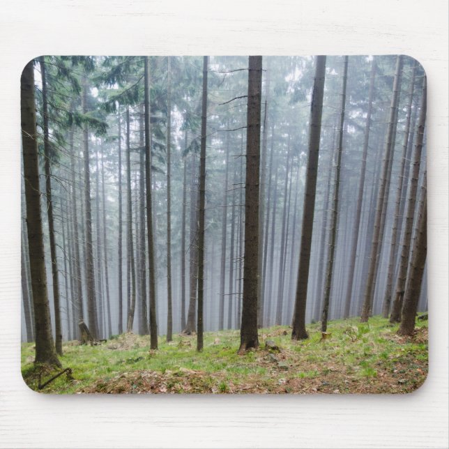 Misty Autumn Forest Relaxation Mouse Mat (Front)