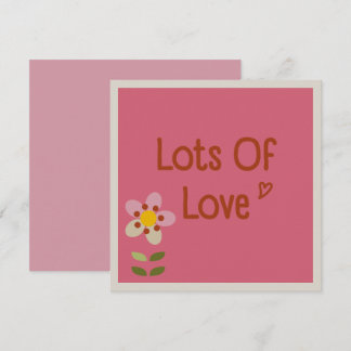 MISTY CHARM - Mother's Day Floral Invitation Card