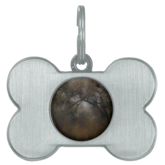 Misty Cottonwoods Pet Name Tag (Front)