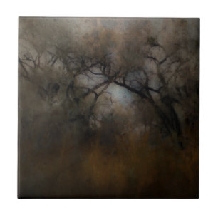Misty Cottonwoods Tile