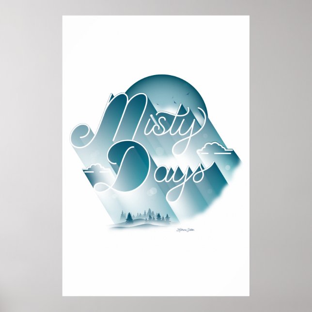 Misty Days Poster (24x36) (Front)
