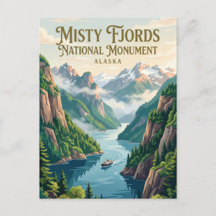 Misty Fjords National Monument Alaska Postcard