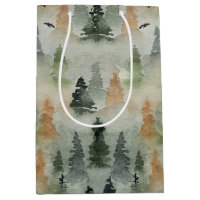 Misty Forest Birthday | Retirement MEDIUM Gift Bag
