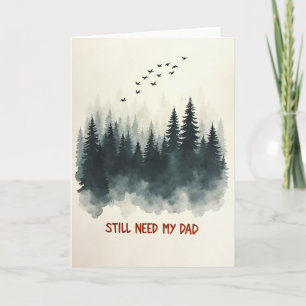 Misty Forest Dads Memory Card