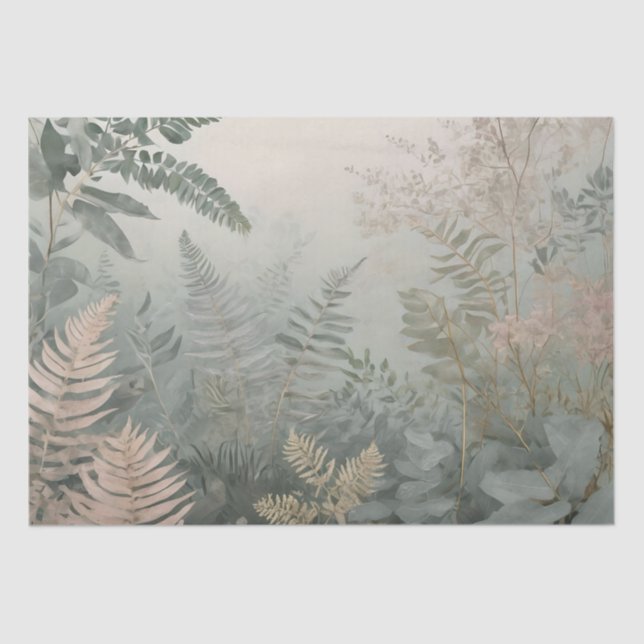 Misty Forest Elegance tissue paper (Front)