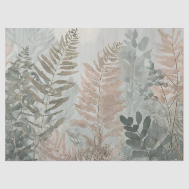 Misty Forest Elegance tissue paper (Front)