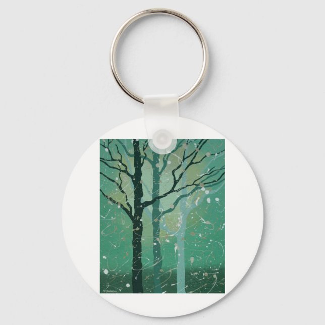 Misty Forest Key Ring (Front)