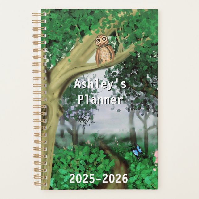 Misty Forest Path Planner (Front)