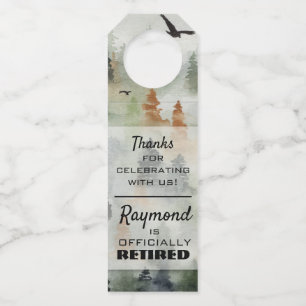 Misty Forest Personalised Bottle Hanger Tags