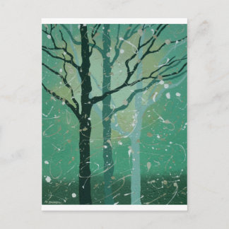 Misty Forest Postcard