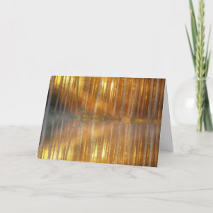 Misty Forest Scene Card