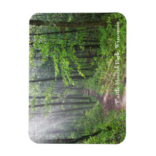 Misty Forest Trail at Castle Mound Magnet