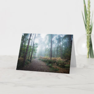 Misty Forest Walk Card