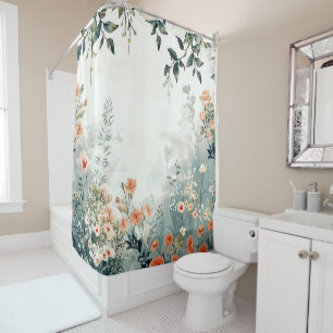 Misty Garden Shower Curtain