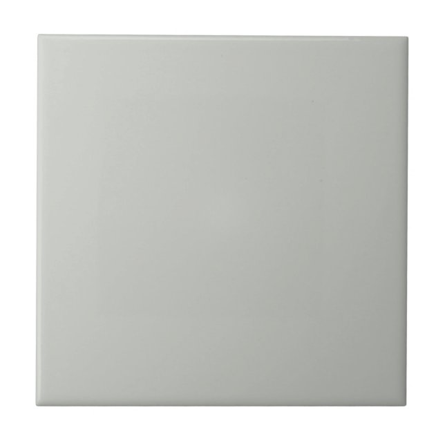 Misty Grey Green Solid Colour Tile (Front)