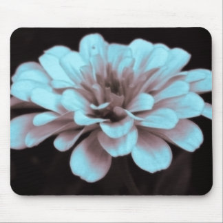 Misty hazy subtly tinted zinnia photo Mousemat