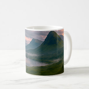 Misty Highland Loch Coffee Mug