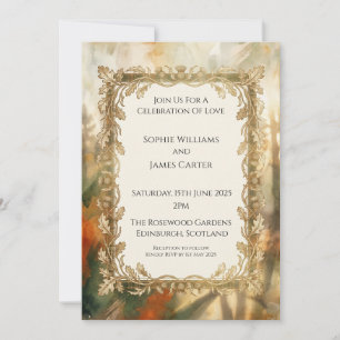 Misty Highland Wedding Invitation