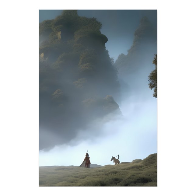 Misty Hill Photo Print (Front)