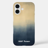Misty Horizon – Abstract Gradient Cityscape Art Pr