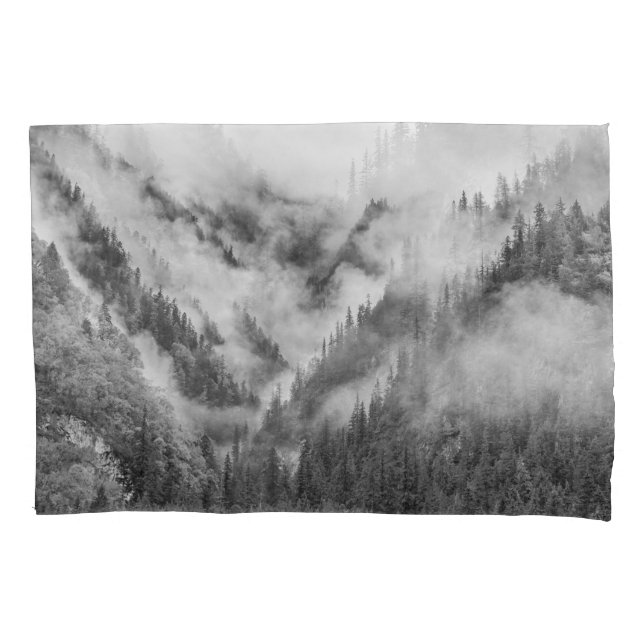 Misty Jiuzhaigou: UNESCO Heritage China. Pillowcase (Front)