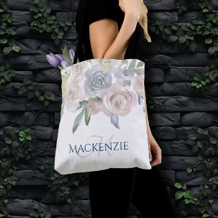 Misty Lake   Lovely Soft Dusty Bridesmaid Keepsake Tote Bag